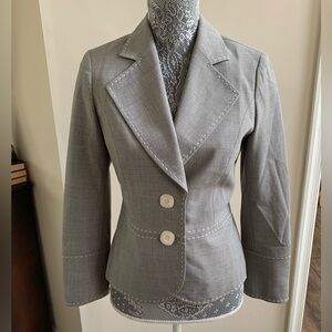 Classiques Entier Lined Wool Stretch Blazer Woman’s Petite Size 4P EUC Casual